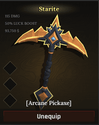 Arcane Pickaxe