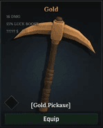 Golden Pickaxe