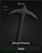 Stone Pickaxe
